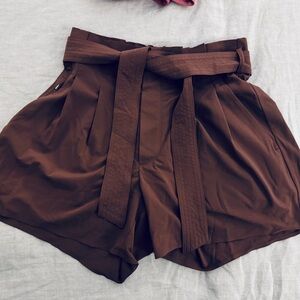 Athleta skyline shorts. Size 2. Brown/copper